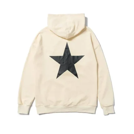 Beige Essentials Star Hoodies