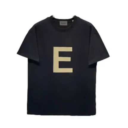 Essentials Big E Schwarzes T-Shirt