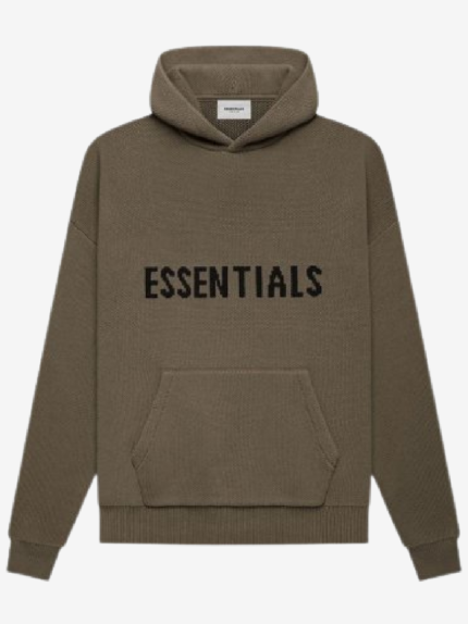 Essentials Knit Pullover Hoodie